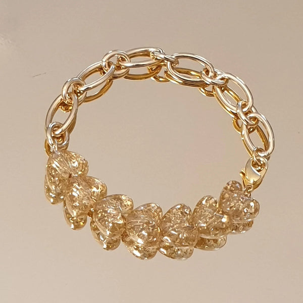 26 juin bijoux - Bracelet gold sparkles