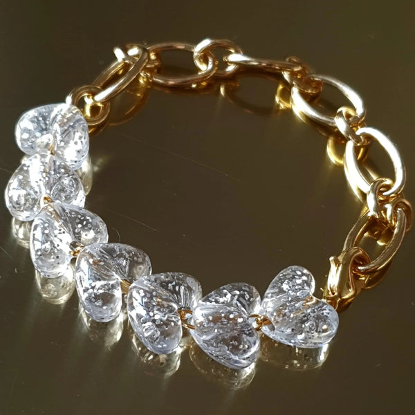26 juin bijoux - Bracelet white sparkles