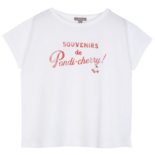 Emile & Ida - Tee-shirt fille souvenirs de Pondi-cherry