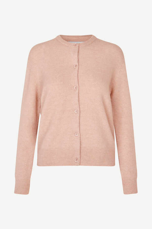 Samsoe Samsoe - Nor short cardigan cameo rose