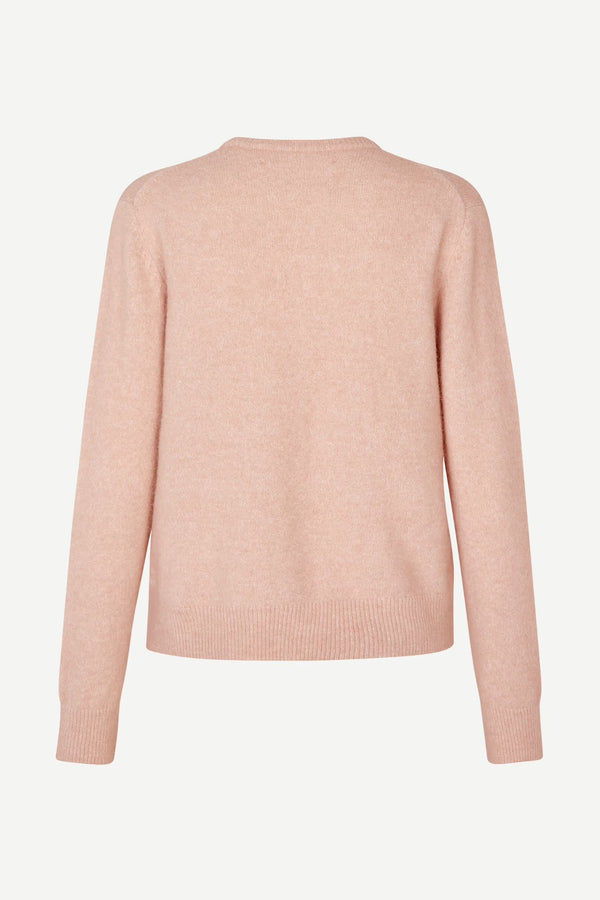 Samsoe Samsoe - Nor short cardigan cameo rose