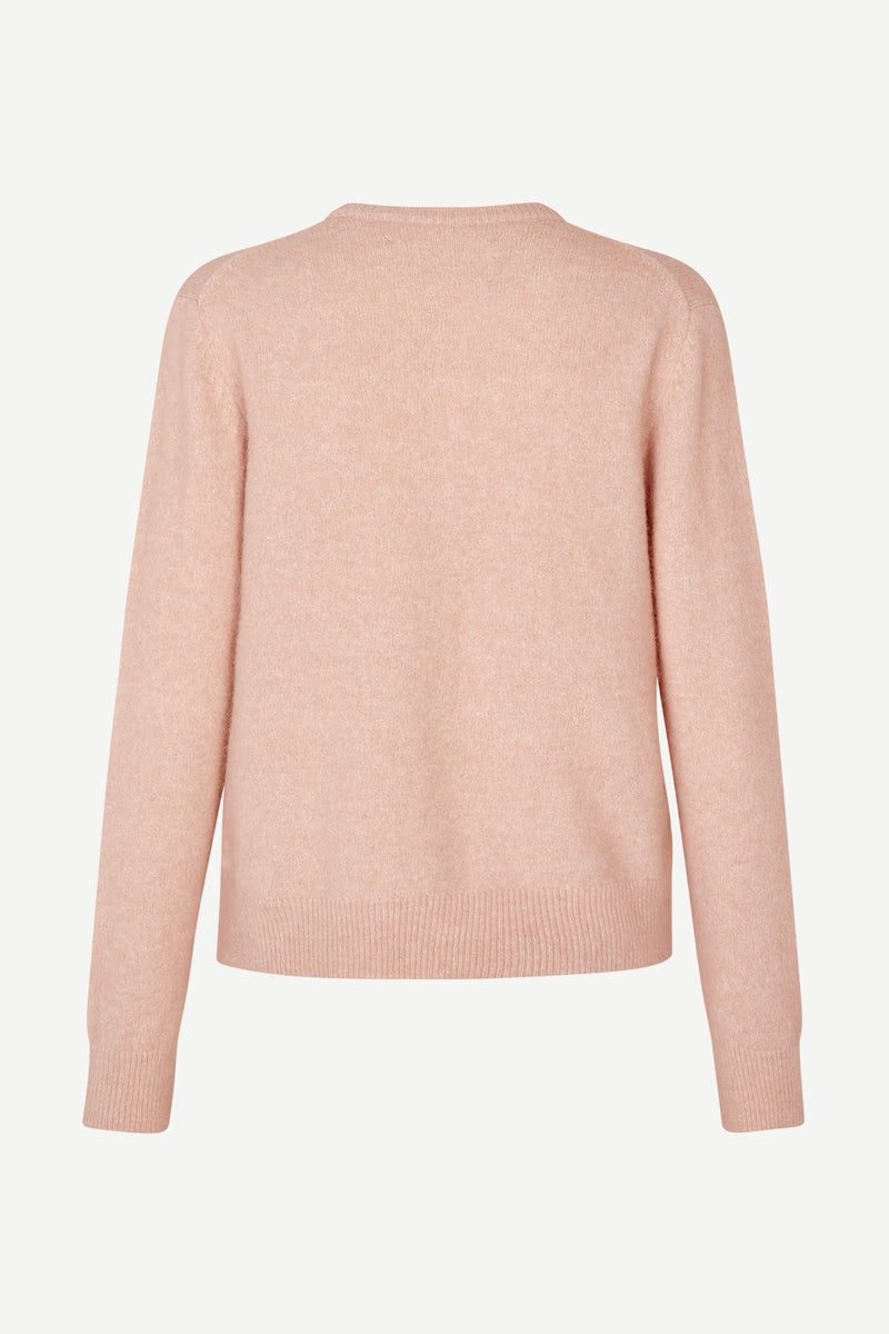 Samsoe Samsoe - Nor short cardigan cameo rose