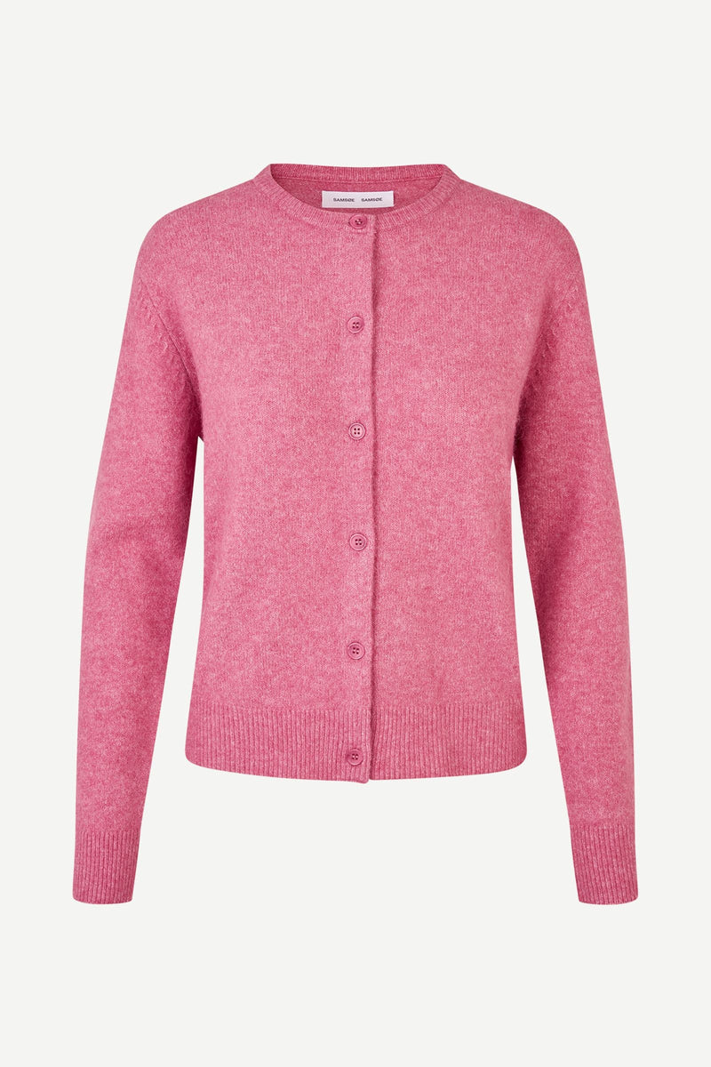 Samsoe Samsoe - NOR SHORT CARDIGAN 7355 - Rose wine