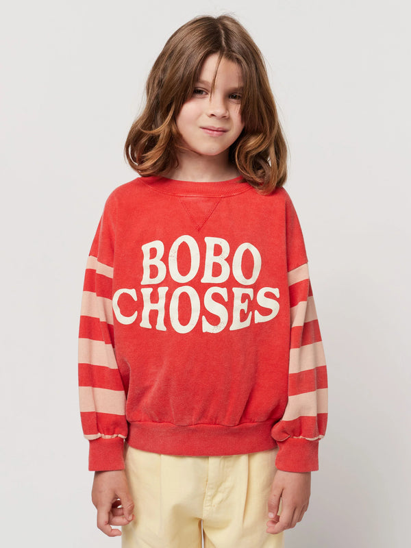 Bobo Choses - stripes sweatshirt