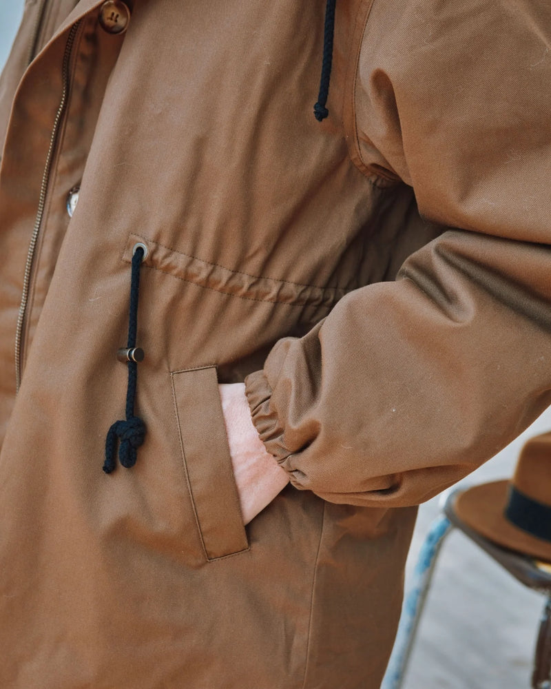 Emile & Ida - Parka doublée sherpa marron