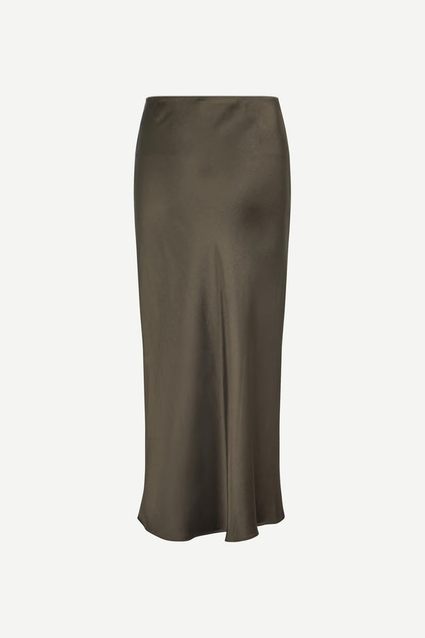 Samsoe Samsoe - Saagneta long skirt Deep Forest