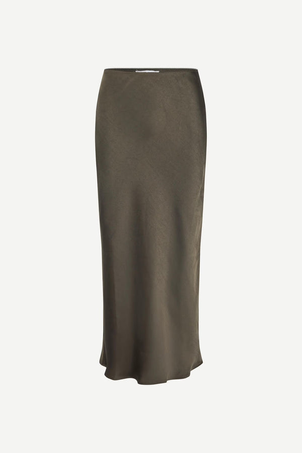 Samsoe Samsoe - Saagneta long skirt Deep Forest