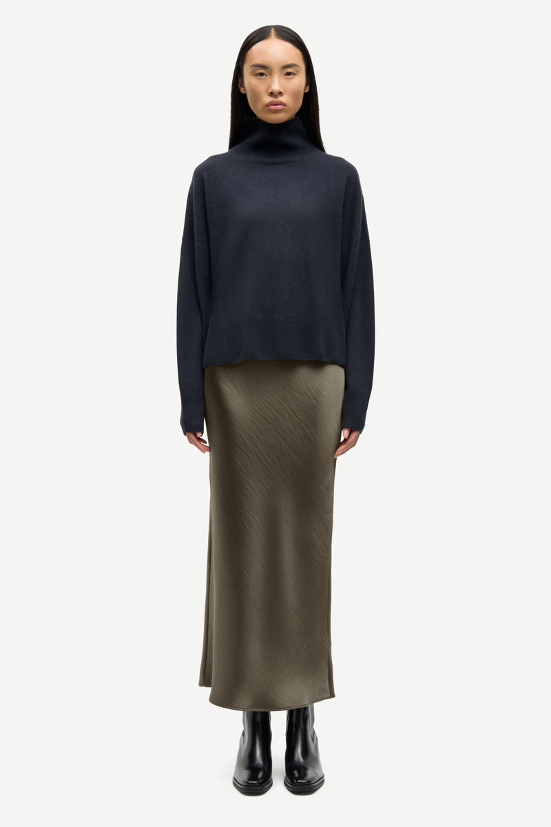 Samsoe Samsoe - Saagneta long skirt Deep Forest