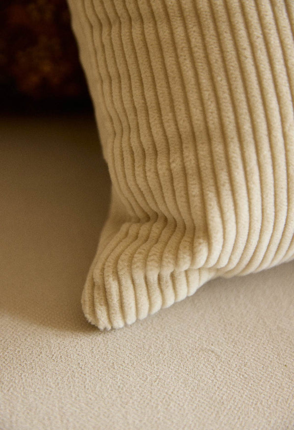 Gabrielle Paris - Coussin argentine crème (housse et garnissage)