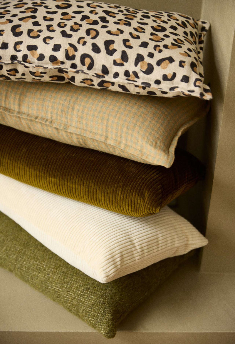 Gabrielle Paris - Coussin argentine crème (housse et garnissage)