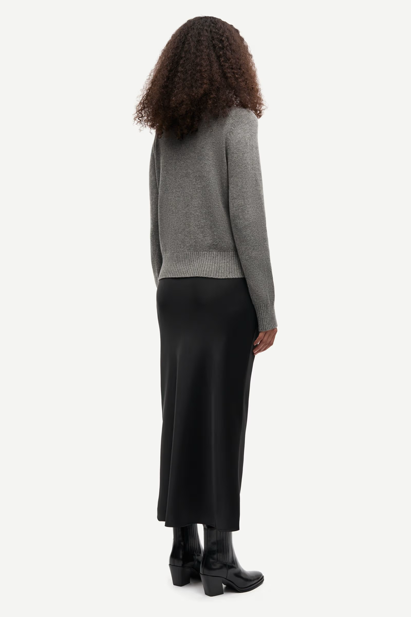 Samsoe Samsoe - Saelif turtleneck 15010 dark grey mel