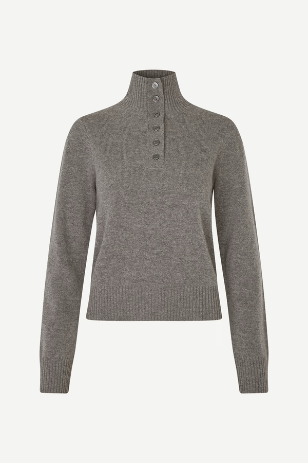 Samsoe Samsoe - Saelif turtleneck 15010 dark grey mel