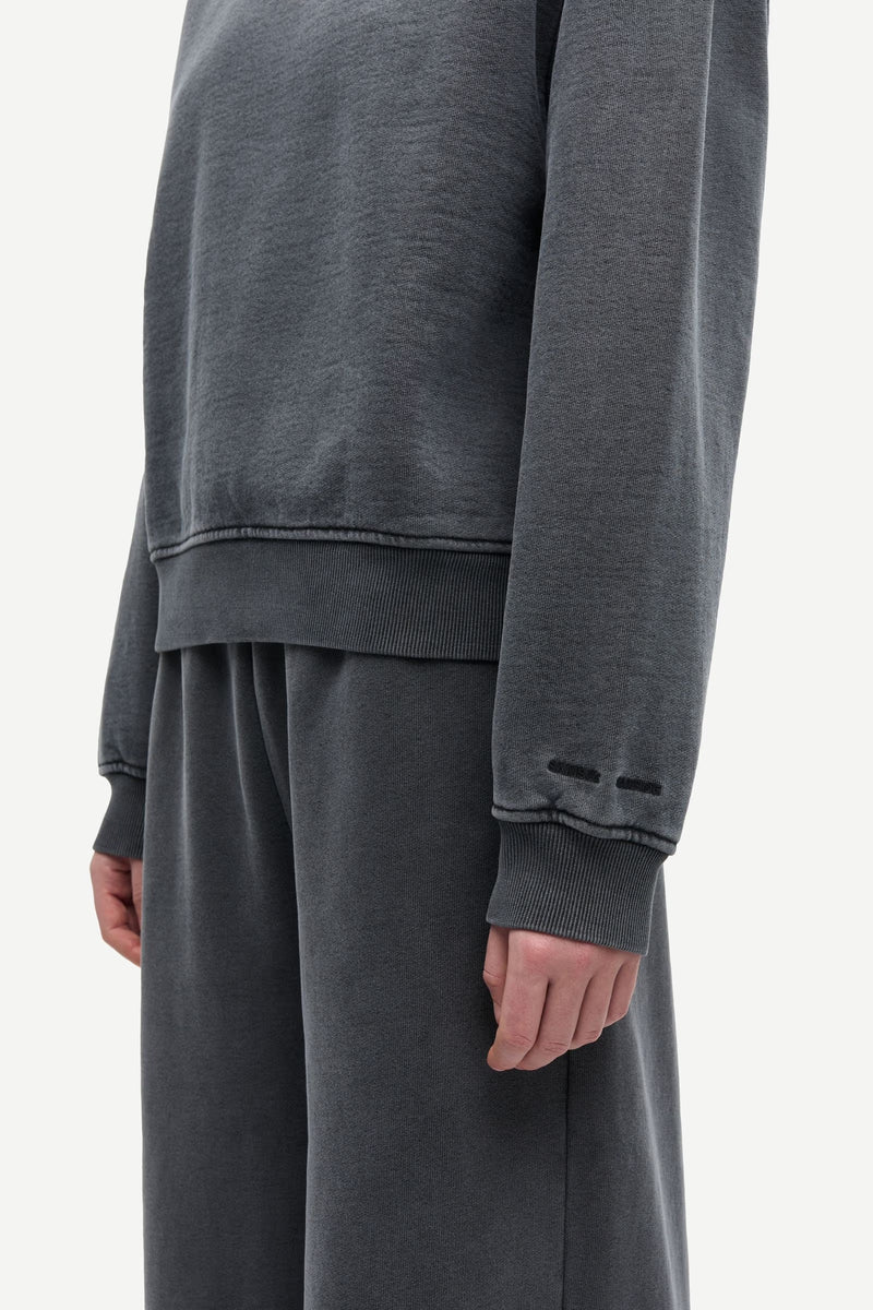 Samsoe Samsoe - Sava sweatshirt charcoal art