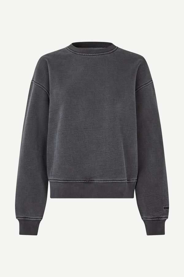 Samsoe Samsoe - Sava sweatshirt charcoal art