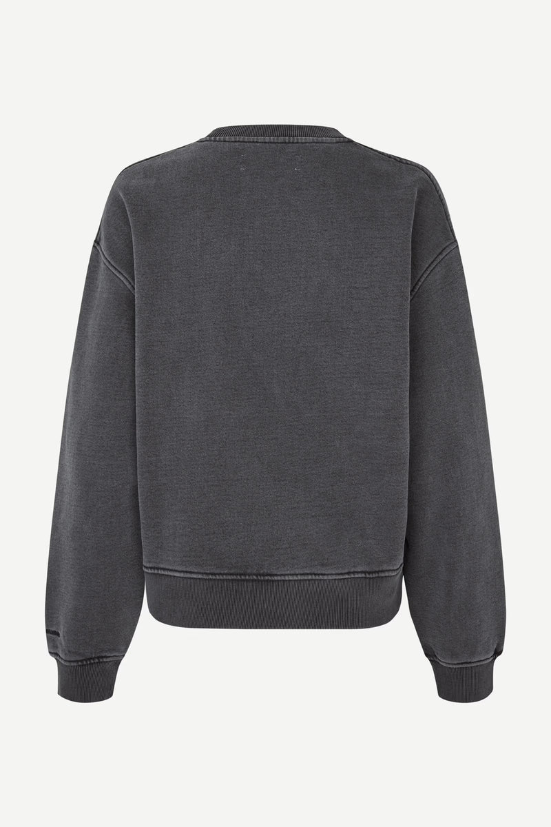 Samsoe Samsoe - Sava sweatshirt charcoal art