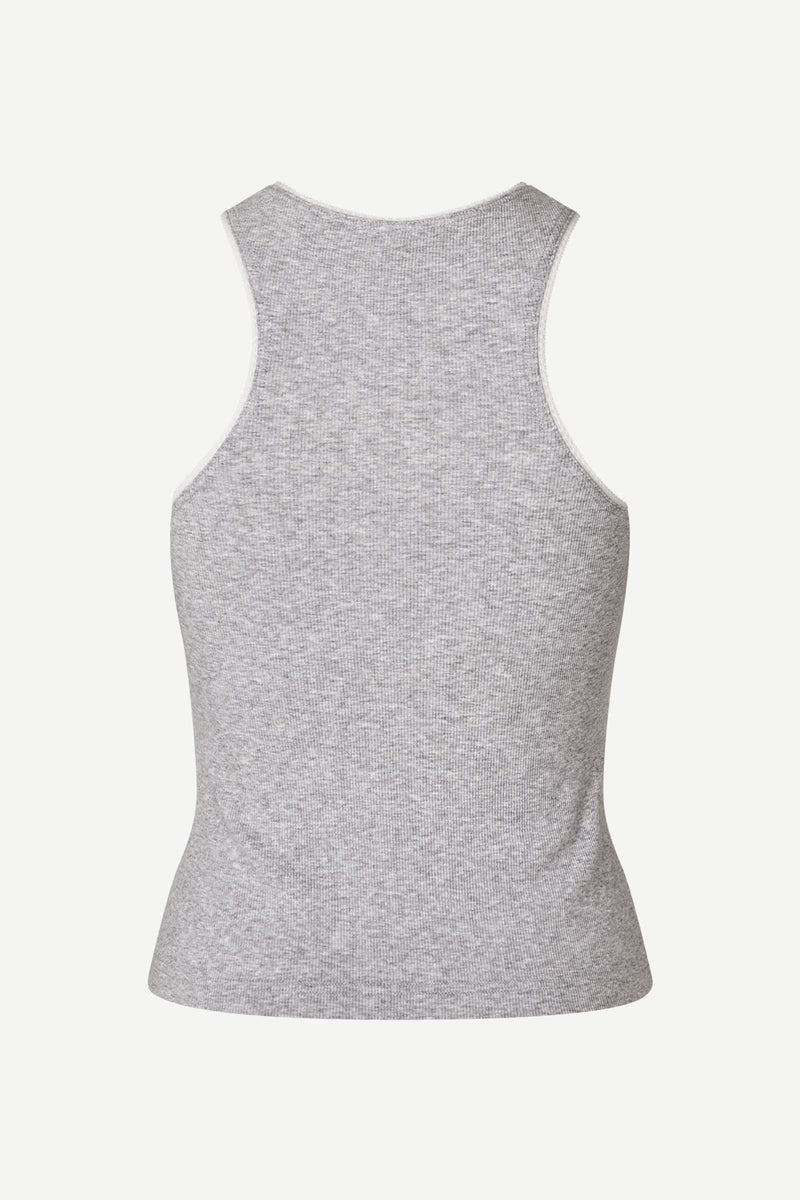 Samsoe Samsoe - Sajune tank top 7542 light grey mel