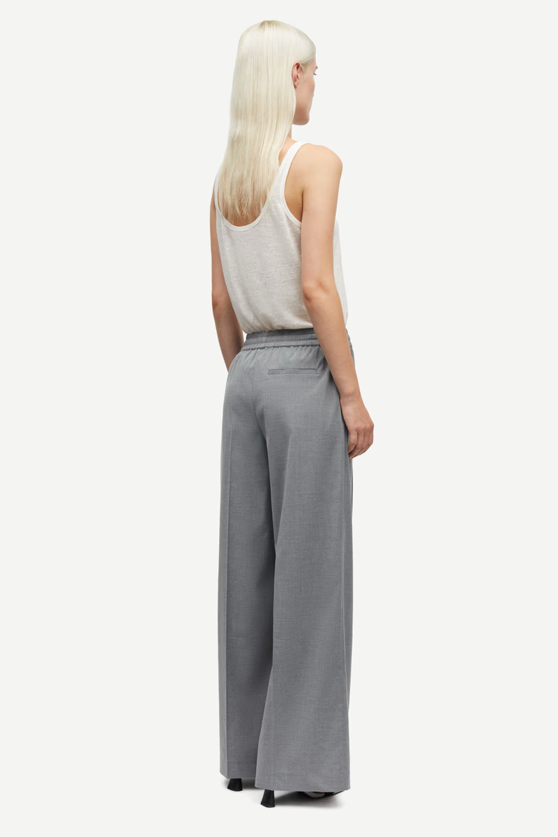 Samsoe Samsoe - Sarila trousers 15145 grey mel - 25.02
