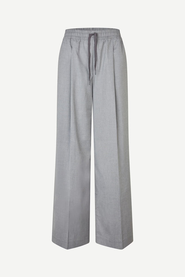 Samsoe Samsoe - Sarila trousers 15145 grey mel - 25.02