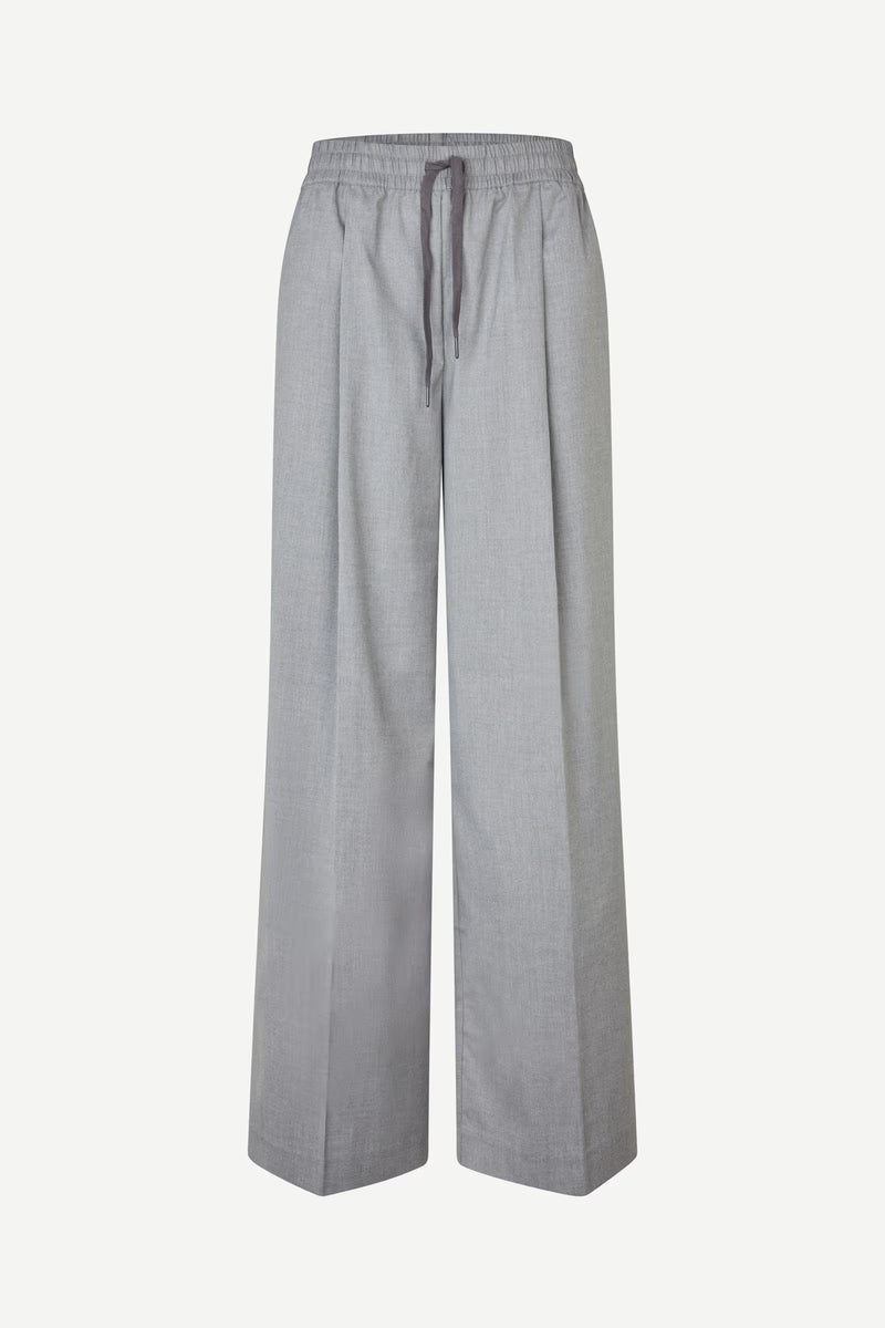 Samsoe Samsoe - Sarila trousers 15145 grey mel - 25.02