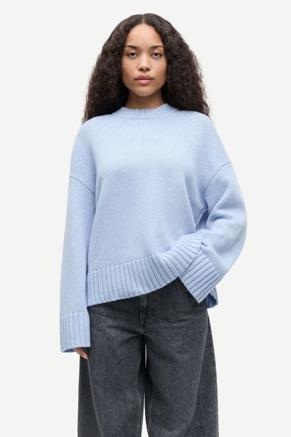 Samsoe Samsoe - Sakeiku sweater 11250 cashmere blue