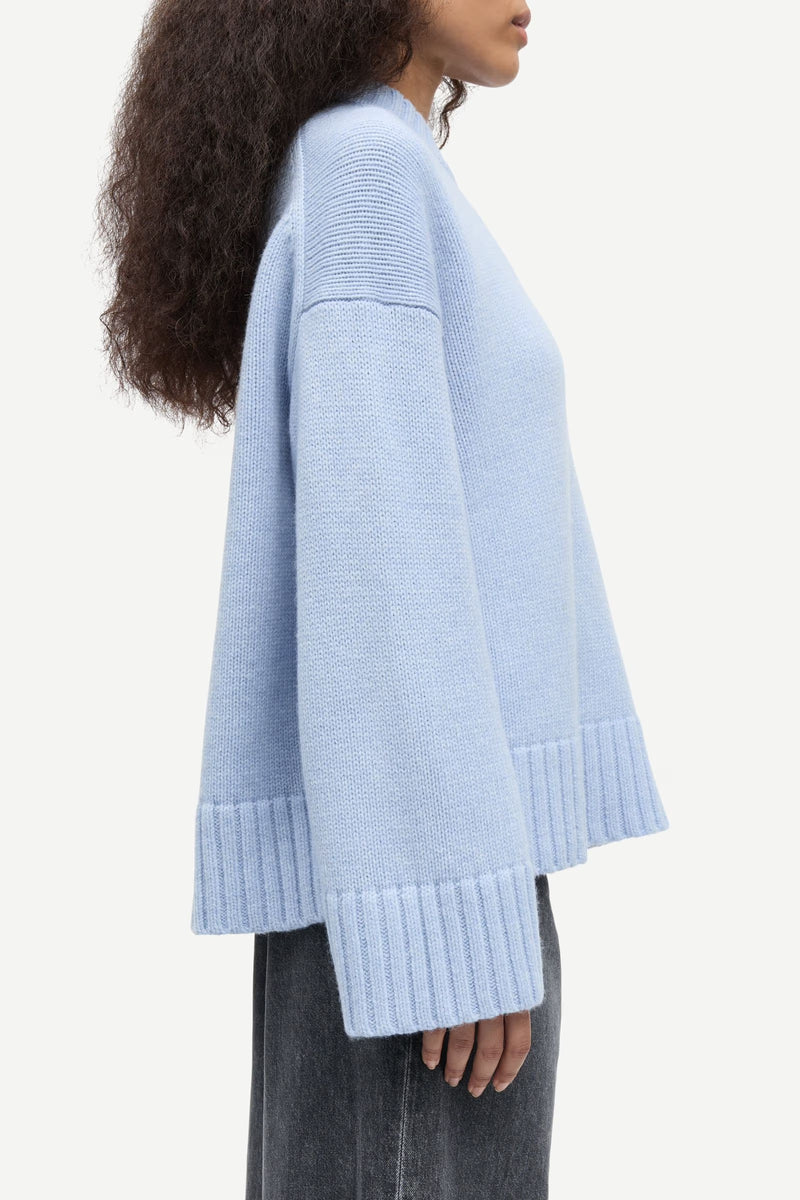 Samsoe Samsoe - Sakeiku sweater 11250 cashmere blue