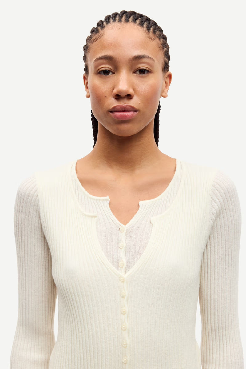 Samsoe Samsoe - Sajose Cardigan clear creme