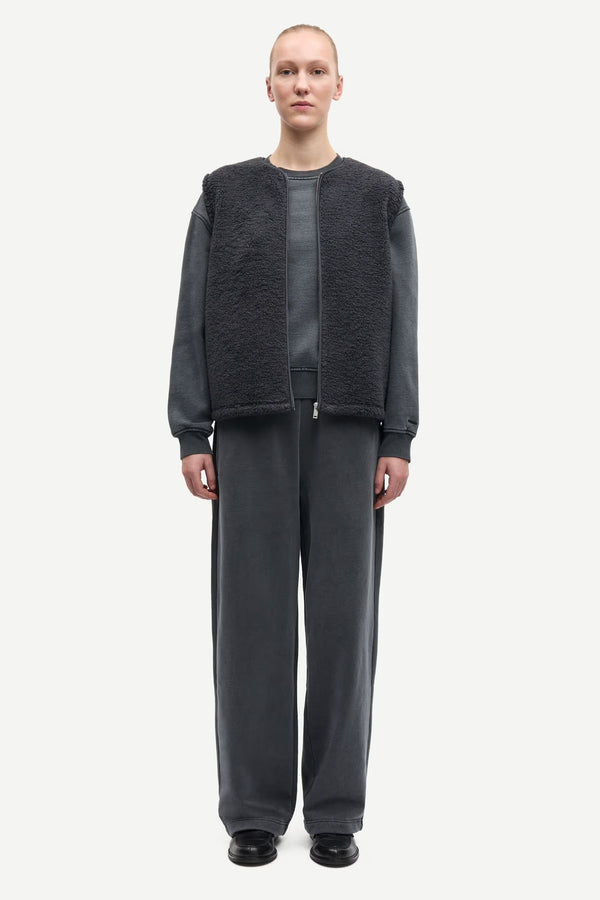 Samsoe Samsoe - Saautumns vest 14927 Charcoal art