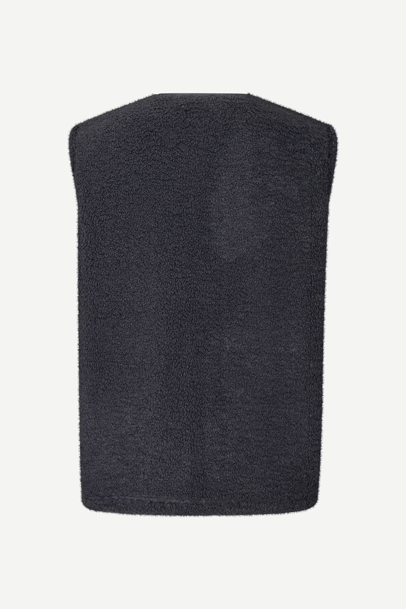 Samsoe Samsoe - Saautumns vest 14927 Charcoal art