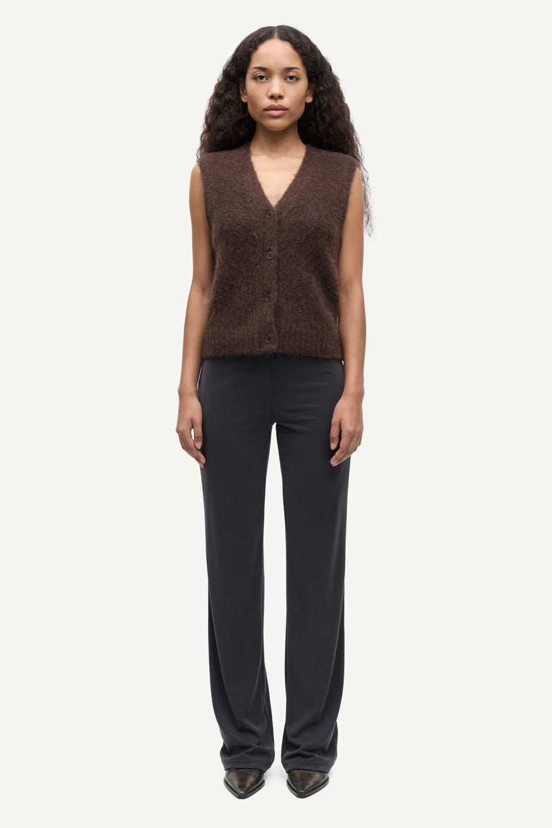 Samsoe Samsoe - sajeanne vest 15425 black coffee