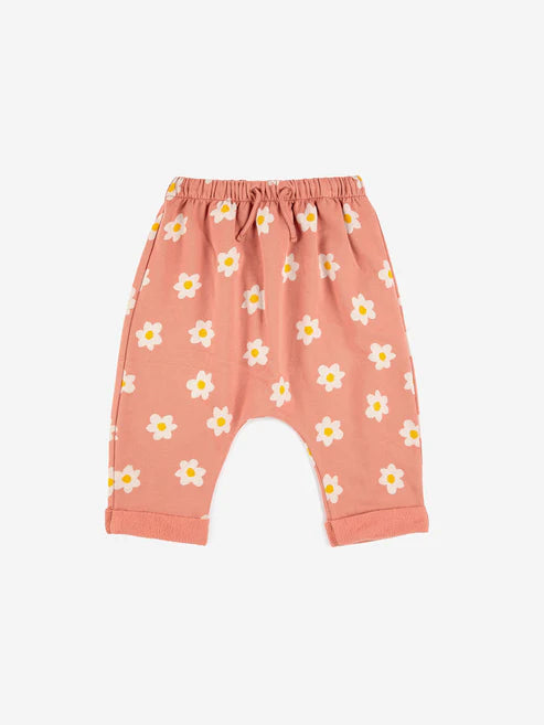Bobo Choses - Baby Retro Flowers all over overall harem pants