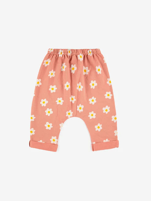Bobo Choses - Baby Retro Flowers all over overall harem pants