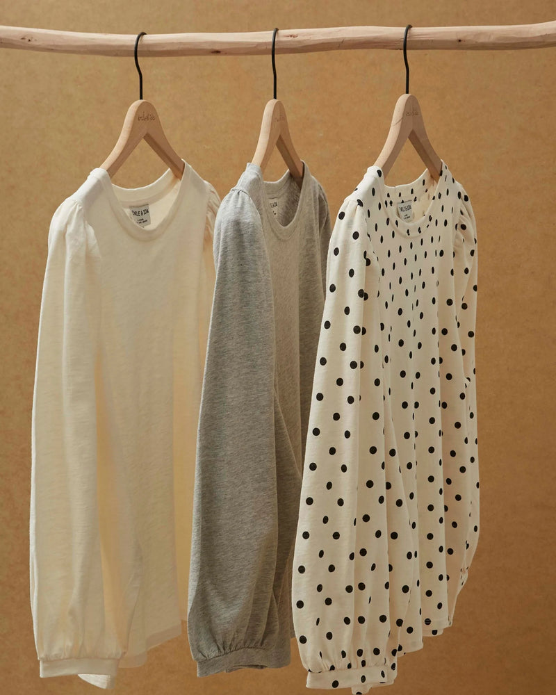 Emile & Ida - T-shirt manches longues coton bio gris