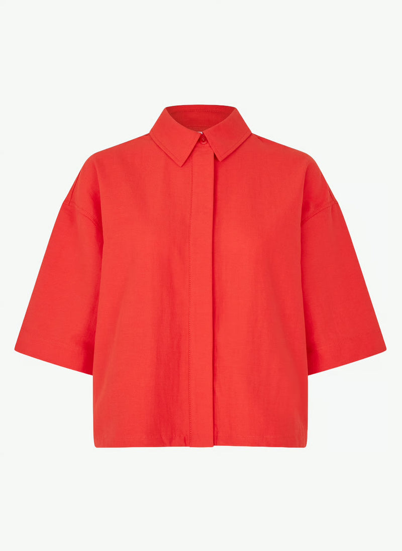Samsoe Samsoe - Salula Shirt flame scarlet 15665