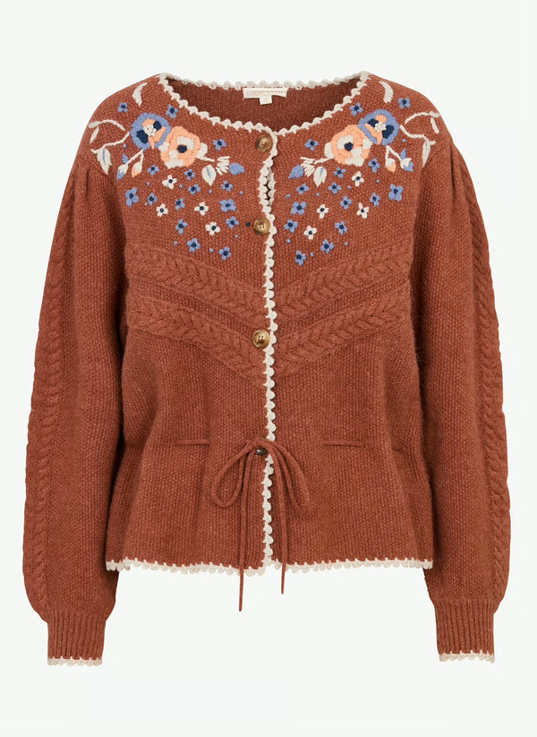 Louise Misha - Cardigan Sandya - Chestnut