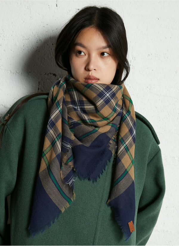 Louise Misha - Foulard à carreaux Mekness