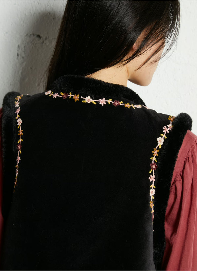 Louise Misha - Veste reversible Rennee - black