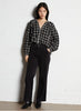 Emile & Ida - Pantalon droit velours noir