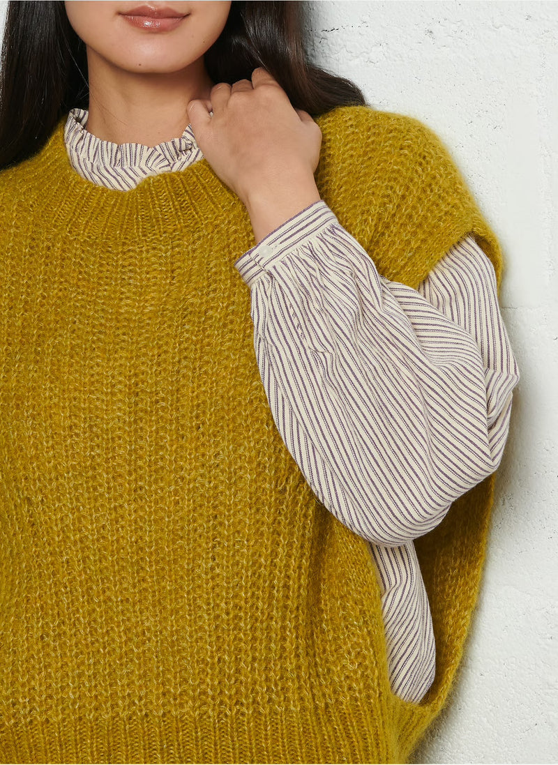 Louise Misha - Pull sans manches Sigou - dusky green