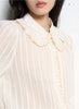 Emile & Ida - Blouse col bordage fleur brodé