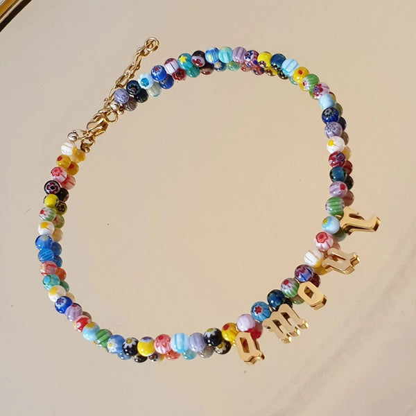 26 juin - Collier Amour Millefiori