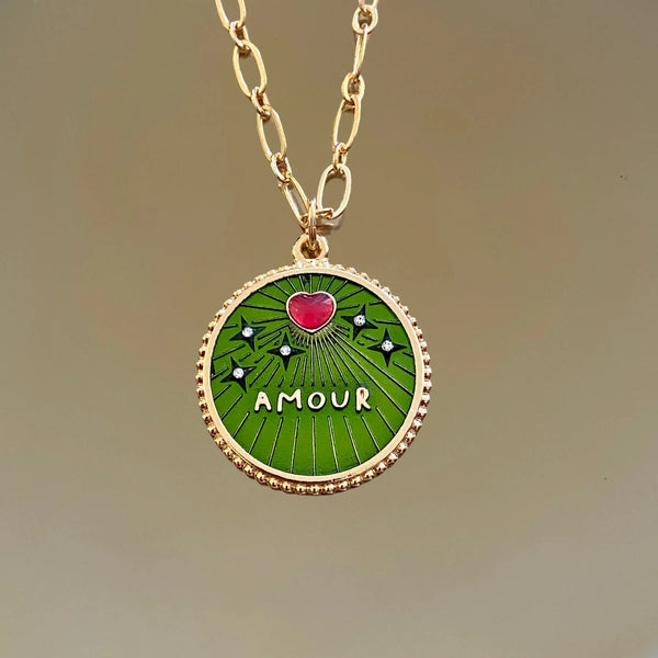 26 juin - collier amour jungle