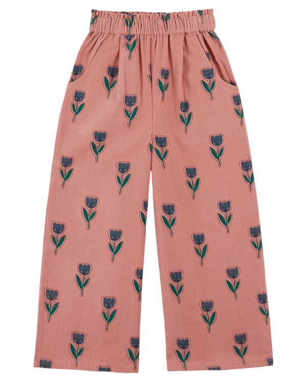 Emile & Ida - Pantalon velours tulipe blush