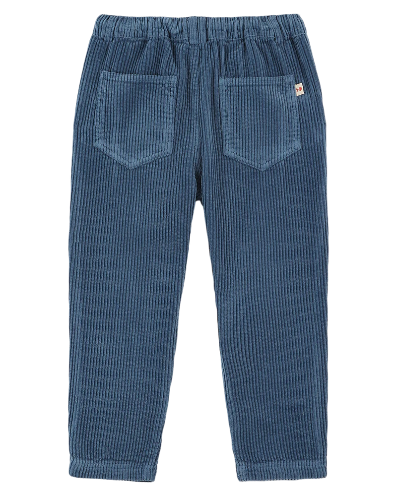 Emile & Ida - Pantalon velours bleu