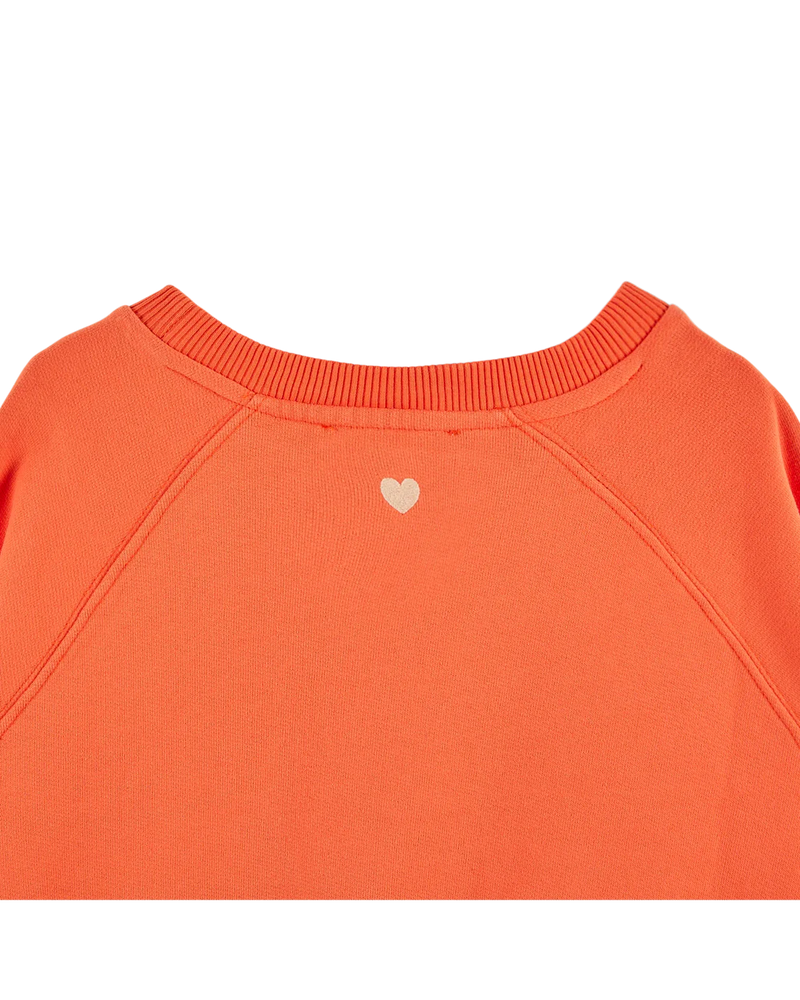 Emile & Ida - Sweat Liberté coton bio enfant orange