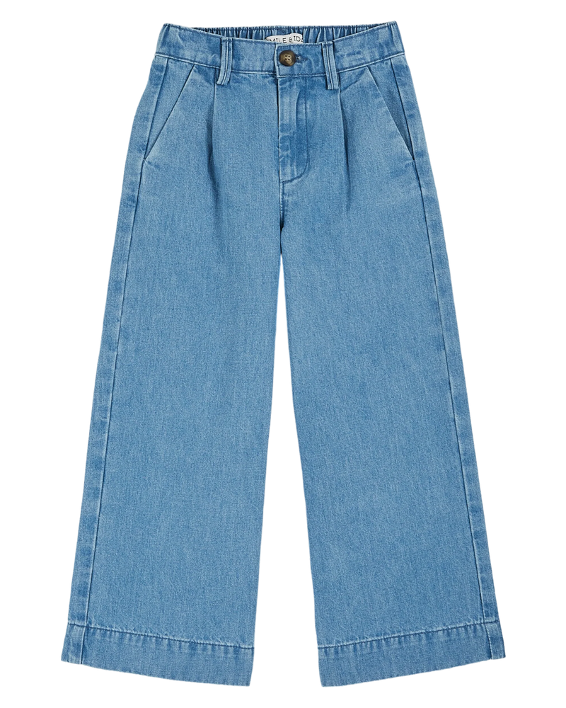 Emile & Ida - Pantalon large denim