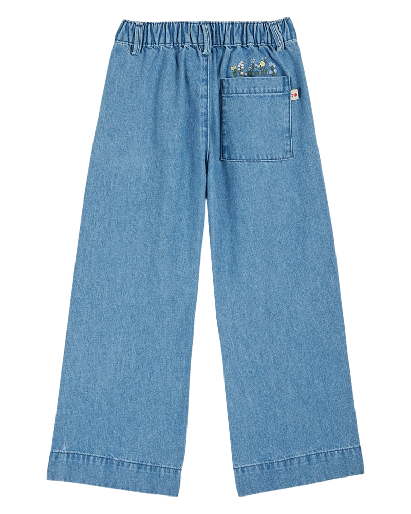 Emile & Ida - Pantalon large denim