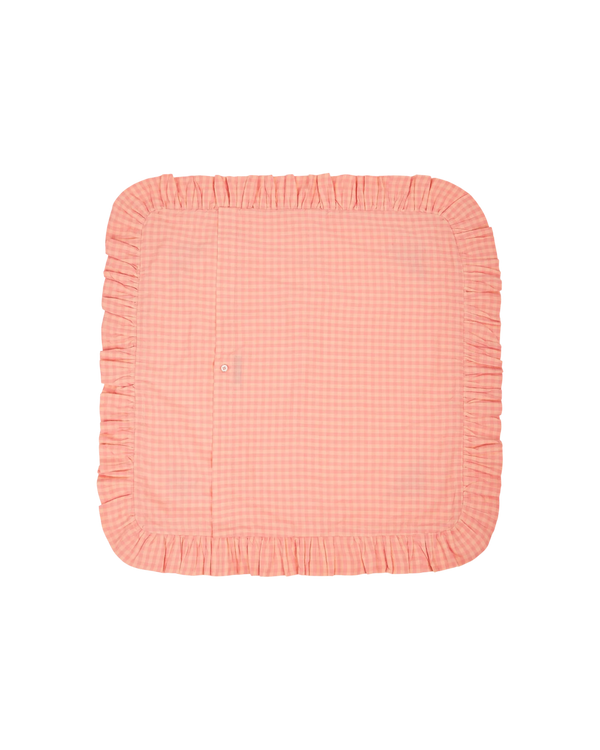 Emile & Ida - Housse de coussin vichy pivoine