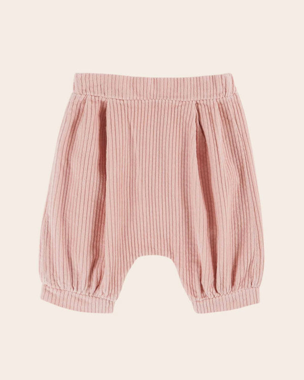 Emile & Ida - Sarouel velours cotelé rose