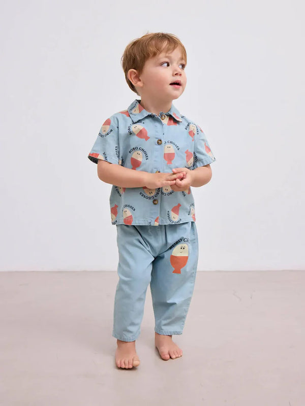 Bobo Choses - Pantalon en jean Morning Egg