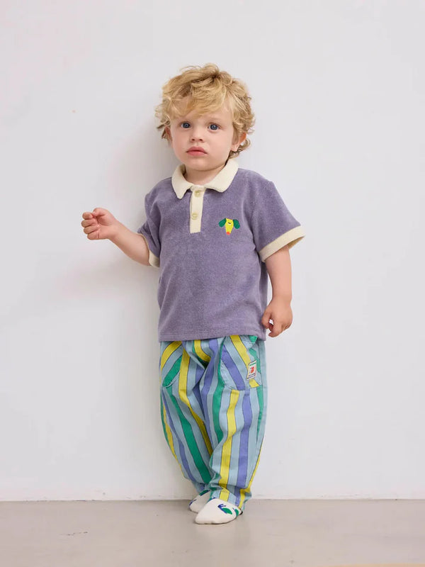 Bobo Choses - Pantalon en jean Multicolor Stripes